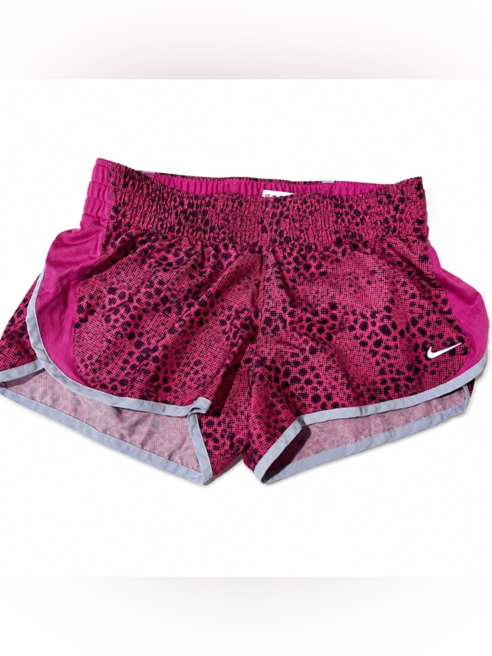 Nike Dri-FIT Pink Printed Running Shorts Size Small Athletic Workout Activewear